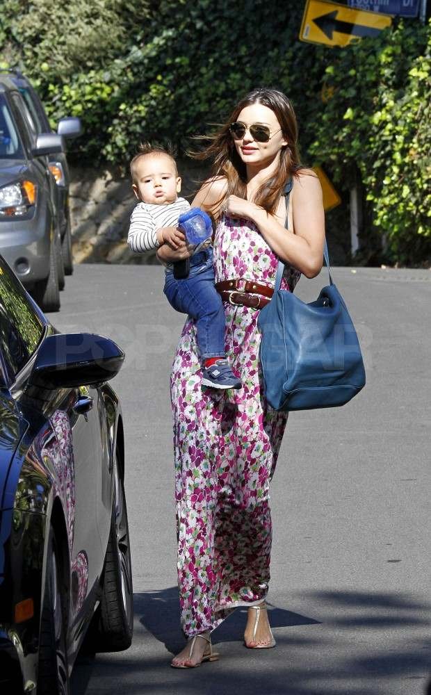 Miranda Kerr and Flynn leave a playdate. Miranda Kerr and Flynn leave a playdate.