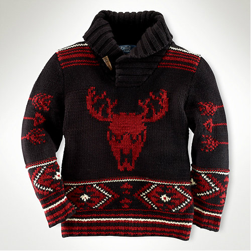 Ralph Lauren Shawl Sweater