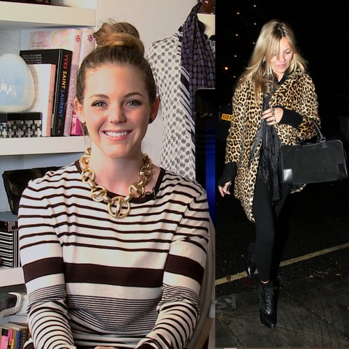 Kate Moss Wears a Leopard Coat in London