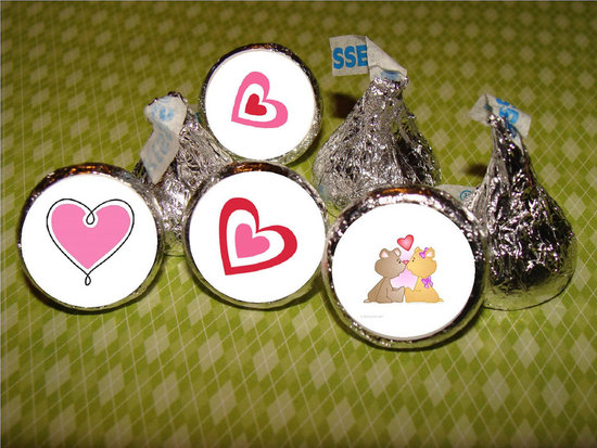 Hershey's Kiss Stickers ($6 For 108 Stickers)