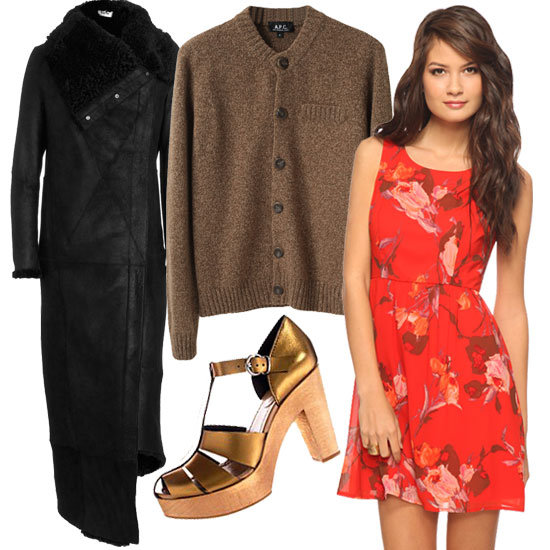 Get the long and short of it in one go — this floral mini paired with brown herringbone tights, an oversized quilted coat, metallic sandals, and chunky sweater provides a healthy dose of girlie fun and textured edge.
Forever21 Painted Rose Dress ($23)
HUE Herringbone Texture Tights Style #U11613 ($14)
A.P.C/ Classic Melange Cardigan ($385)
Helmut Lang Quilted Trench ($3,250)
Madewell Metallic High Road Sandal ($158)
Get the long and short of it in one go — this floral mini paired with brown herringbone tights, an oversized quilted coat, metallic sandals, and chunky sweater provides a healthy dose of girlie fun and textured edge.
Forever21 Painted Rose Dress ($23)
HUE Herringbone Texture Tights Style #U11613 ($14)
A.P.C/ Classic Melange Cardigan ($385)
Helmut Lang Quilted Trench ($3,250)
Madewell Metallic High Road Sandal ($158)