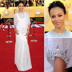 Zoe Saldana at the SAG Awards 2012 Zoe Saldana at the SAG Awards 2012