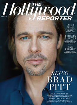 Brad Pitt Hollywood Reporter Cover 2012 Pictures
