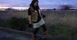 Shearling in the sunset