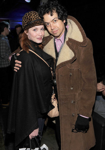 Christina Hendricks and Geoffrey Arend Christina Hendricks and Geoffrey Arend