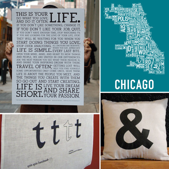 Typography Home Accents