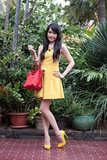 Outfit of the day: Yellow and Red