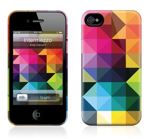 The prismatic Intermezzo iPhone HardCase ($35) for iPhone 4 has a protective polycarbonate shell.
The prismatic Intermezzo iPhone HardCase ($35) for iPhone 4 has a protective polycarbonate shell.