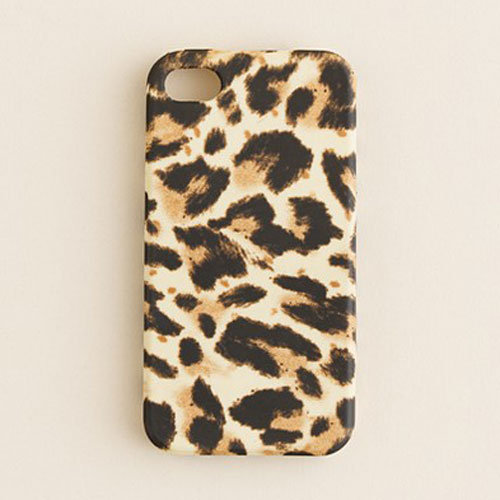 J.Crew's leopard-print iPhone 4S case ($25) is superchic.
J.Crew's leopard-print iPhone 4S case ($25) is superchic.