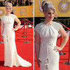 Pictures of Kelly Osbourne in White Badgley Mischka Dress at the 2012 SAG Awards Red Carpet: Rate it or hate it!