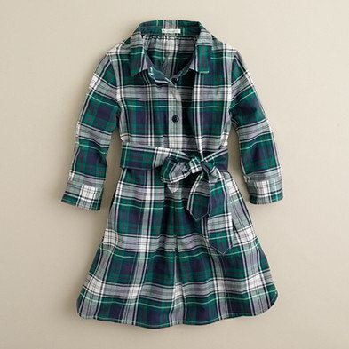 J.Crew Girls' Shirtdress in Plaid ($68) J.Crew Girls' Shirtdress in Plaid ($68)