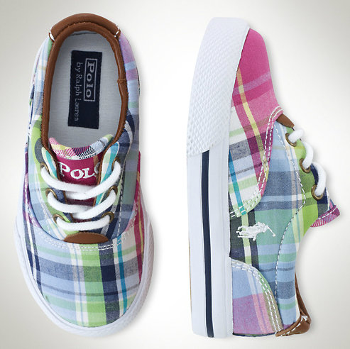 Ralph Lauren Toddler Vaughn Plaid Sneaker ($47) Ralph Lauren Toddler Vaughn Plaid Sneaker ($47)