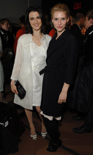 Black-and-white-clad Rachel Weisz and Claire Danes looked pretty and sophisticated during Narciso Rodriguez's February 2007 show.
Black-and-white-clad Rachel Weisz and Claire Danes looked pretty and sophisticated during Narciso Rodriguez's February 2007 show.