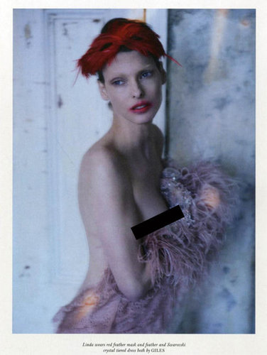 Linda Evangelista in Love Magazine Spring 2012