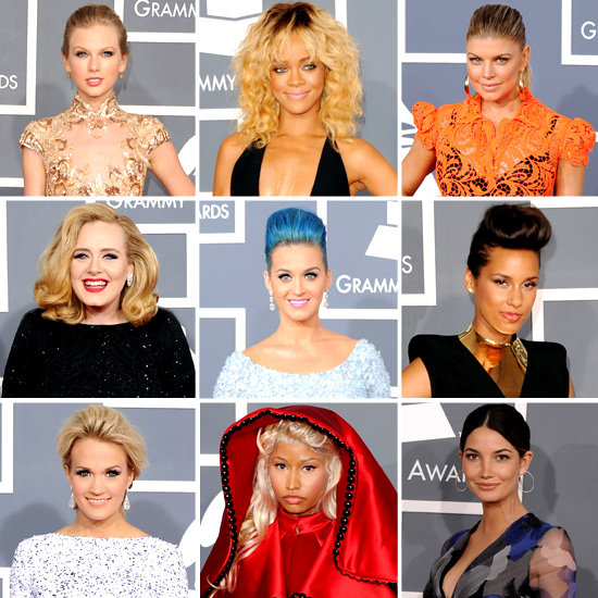 Grammys 2012 Red Carpet Fashion