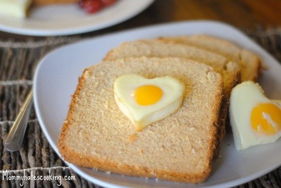 Heart-Shaped Eggs Heart-Shaped Eggs