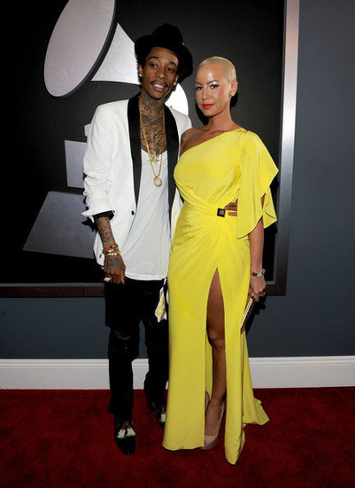 Wiz Khalifa and Amber Rose(2012 Grammy)