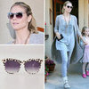 Heidi Klum's Leopard Sunglasses