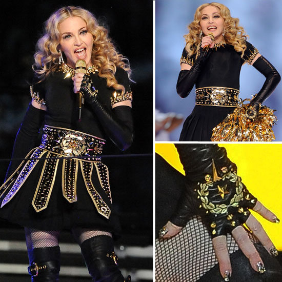 Madonna at Super Bowl Pictures Madonna at Super Bowl Pictures