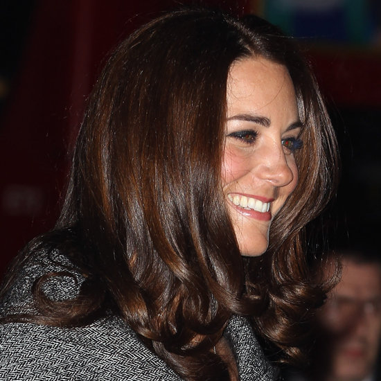 Kate Middleton's Hair Shines Through the Chilly London Temperatures Kate Middleton's Hair Shines Through the Chilly London Temperatures