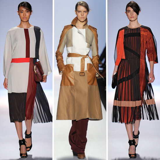 Runway Review and Pictures of BCBG 2012 Fall New York Fashion Week Catwalk Show: Cool Colour Combos, Sheer, Pleats and more! Runway Review and Pictures of BCBG 2012 Fall New York Fashion Week Catwalk Show: Cool Colour Combos, Sheer, Pleats and more!