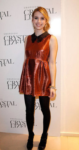 Emma looked every bit the fashion darling in Miu Miu for an event in October 2011.
Emma looked every bit the fashion darling in Miu Miu for an event in October 2011.