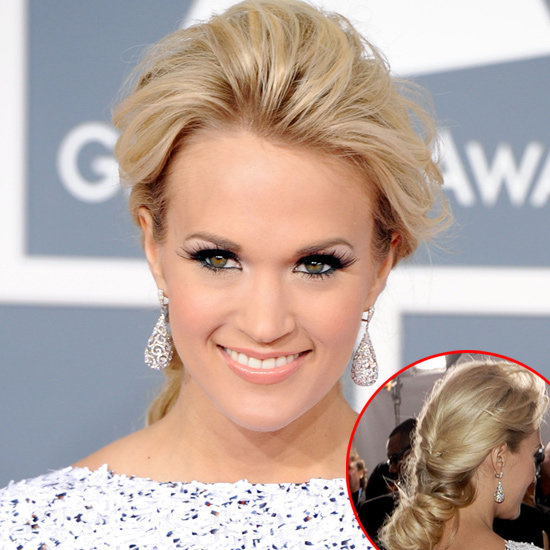 Carrie Underwood stuck to her signature makeup palette for this year's 