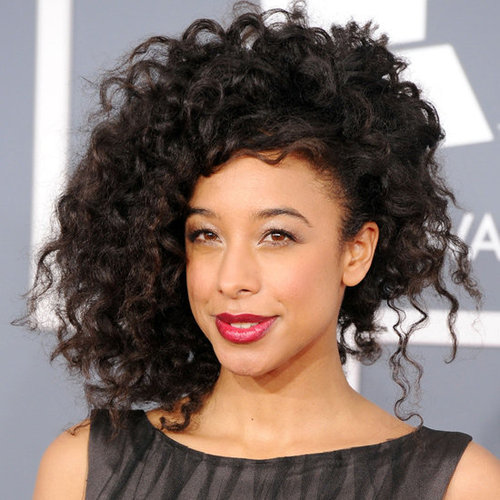 Corinne Bailey Rae's Hair and Makeup Look at the 2012 Grammy Awards