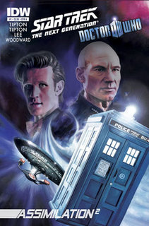 Doctor Who and Star Trek: The Next Generation Comic Book Picture