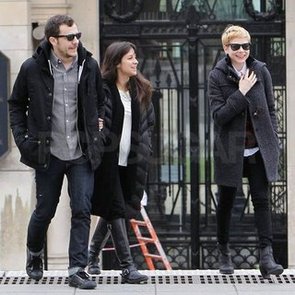 Michelle Williams Visits Paris Pictures