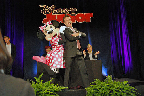David Arquette and Minnie Mouse David Arquette and Minnie Mouse
