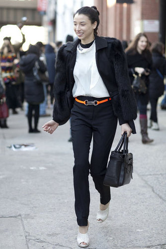 New York Fashion Week Street Style Fall 2012 New York Fashion Week Street Style Fall 2012