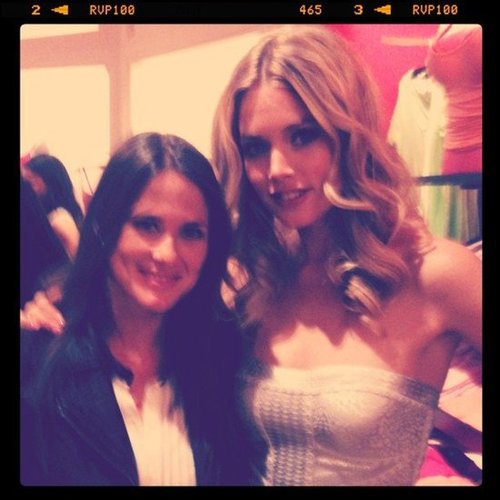 Associate Editor Hannah chatted it up with Doutzen Kroes at a Victoria's Secret event.
Associate Editor Hannah chatted it up with Doutzen Kroes at a Victoria's Secret event.
