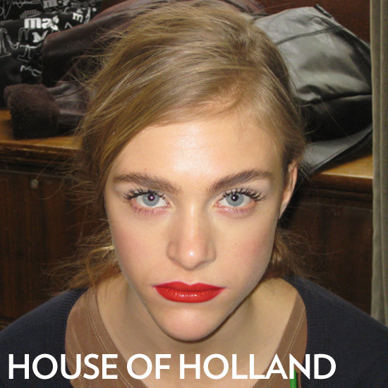 House of Holland 2012 Beauty: Hair, Makeup, and Nails House of Holland 2012 Beauty: Hair, Makeup, and Nails