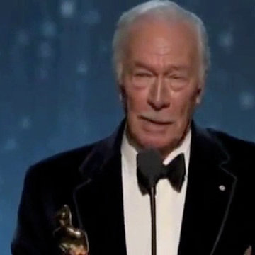 Christopher Plummer Oscar Acceptance Speech Video
