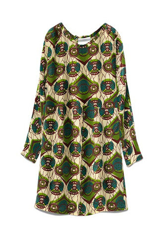 Silk dress, $129
Silk dress, $129