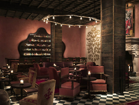 The black-and-white tiles are such an interesting choice for the floor of the Rose Bar in the Gramercy Park Hotel.
Photo courtesy of Gramercy Park Hotel
The black-and-white tiles are such an interesting choice for the floor of the Rose Bar in the Gramercy Park Hotel.
Photo courtesy of Gramercy Park Hotel