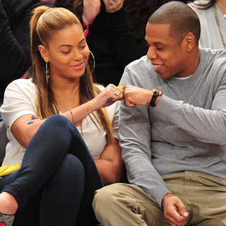 Beyoncé Knowles Jay-Z Knicks Nets Game (Video)