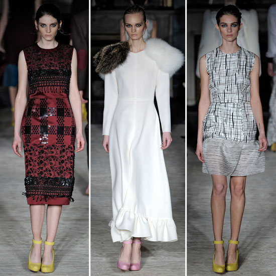 Review and Pictures of Roksanda Ilincic London Fashion Week Runway Show