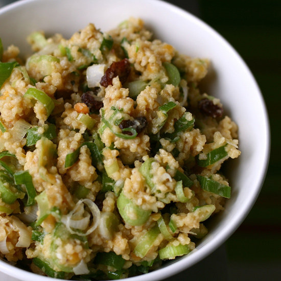 Millet With Red Lentils, Spring Onions, and Raisins Millet With Red Lentils, Spring Onions, and Raisins