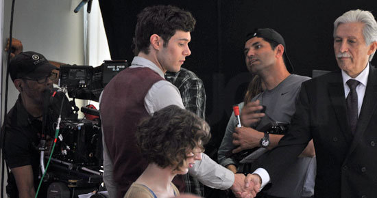 Adam Brody Pictures Filming Welcome to the Jungle