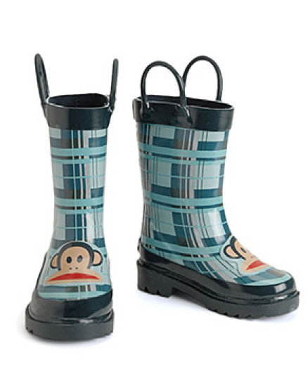 Paul Frank Plaid Rain Boots ($36) Paul Frank Plaid Rain Boots ($36)