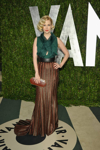 January Jones at the Vanity Fair party.
January Jones at the Vanity Fair party.