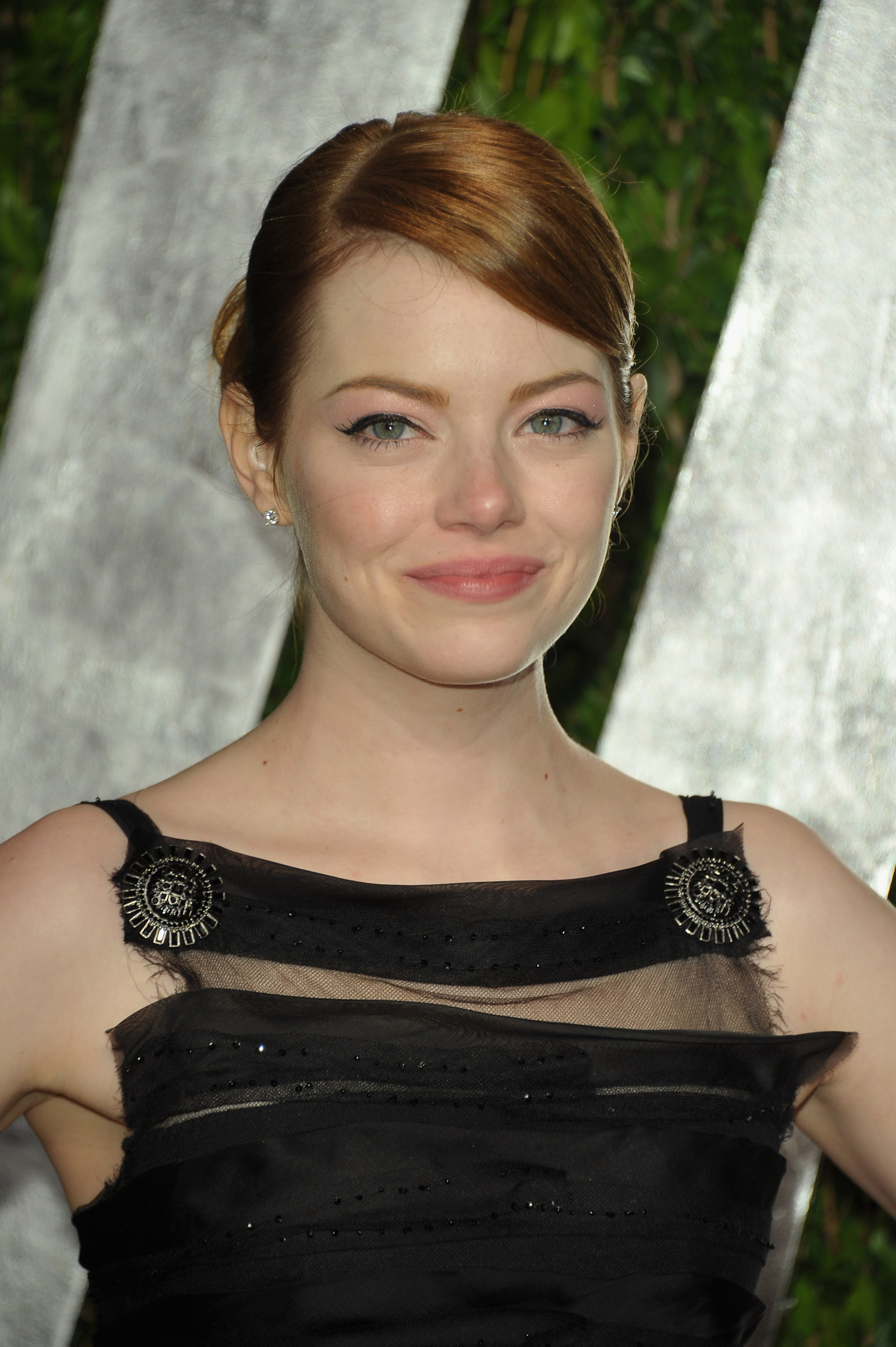 Emma Stone at the Vanity Fair party. Emma Stone at the Vanity Fair party.