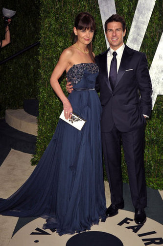 Katie Holmes and Tom Cruise at the Vanity Fair afterparty.
Katie Holmes and Tom Cruise at the Vanity Fair afterparty.