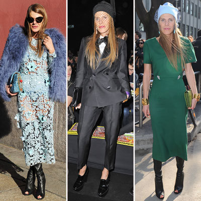 Anna Dello Russo Street Style Pictures