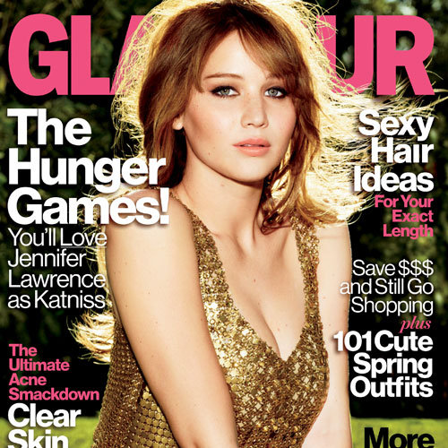 Jennifer Lawrence Wears Sequinned Top and Talks About Her Role as Katniss Everdeen in The Hunger Games