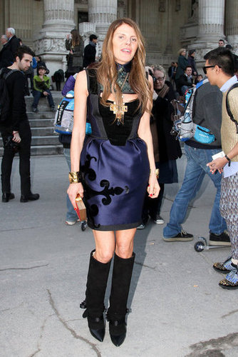 Anna Dello Russo brought her fashion flair to Rochas.
Anna Dello Russo brought her fashion flair to Rochas.