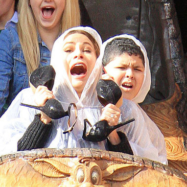 Sofia Vergara Filming Modern Family at Disneyland Pictures