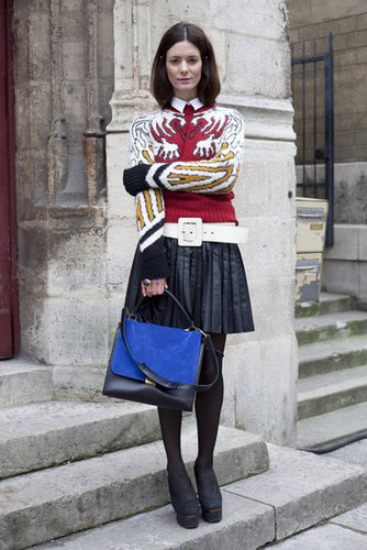 Paris Fashion Week Street Style Fall 2012 Paris Fashion Week Street Style Fall 2012